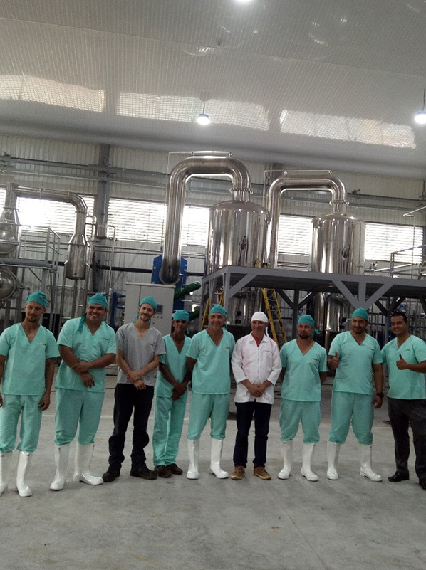 Costa Rica Coffee Hull Concentration Multi-Effect Plate Evaporator Project