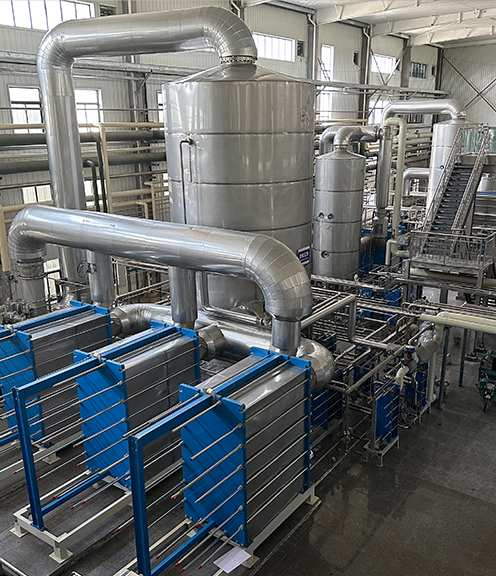 Plate 2+1 MVR evaporator