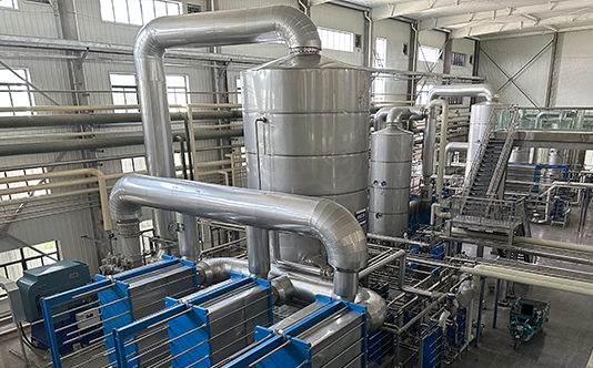 Plate 2+1 MVR evaporator