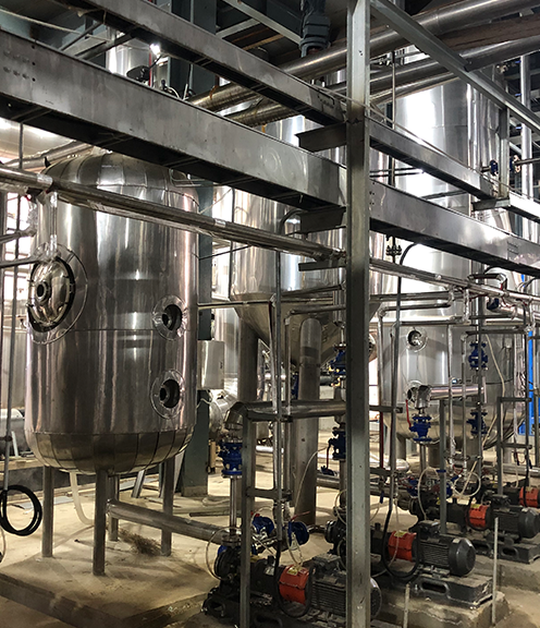 Plate MVR (Mechanical Vapor Recompression) evaporator