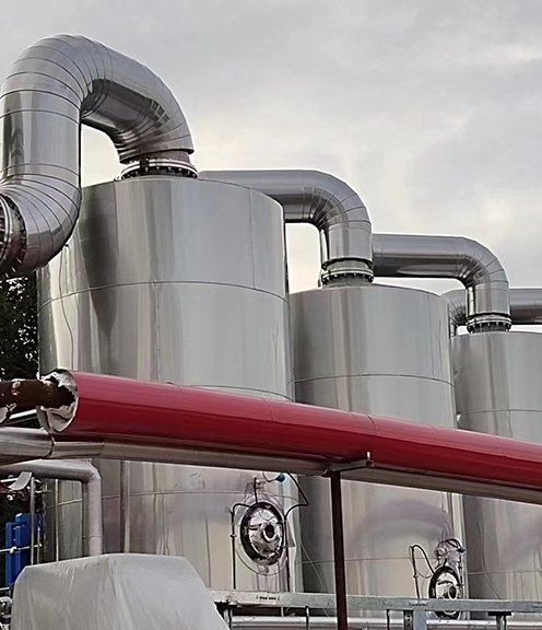 Tube multi-effect evaporator