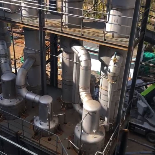 Installation of the 50t/h Erythritol TVR Evaporation System Completed
