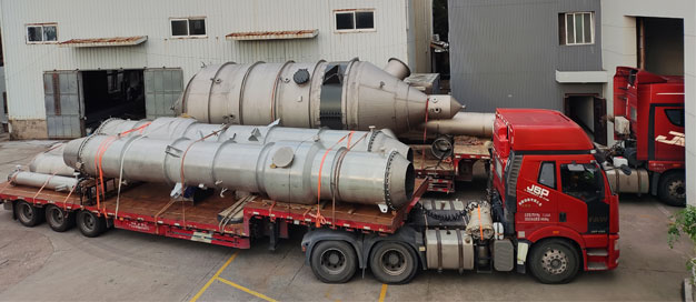The production of the main equipment for the nickel sulfate evaporation system has been completed and shipments have begun.