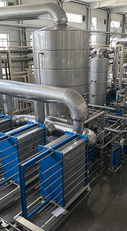 Plate 2+1 MVR evaporator