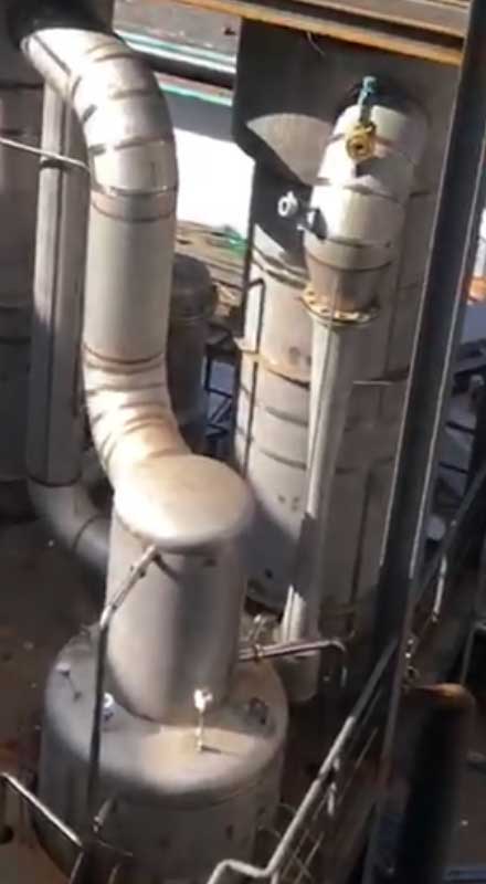 Combined plate-and-tube TVR evaporator