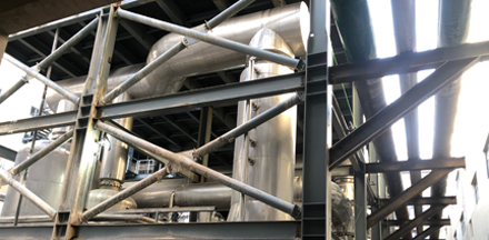 占地面積小。