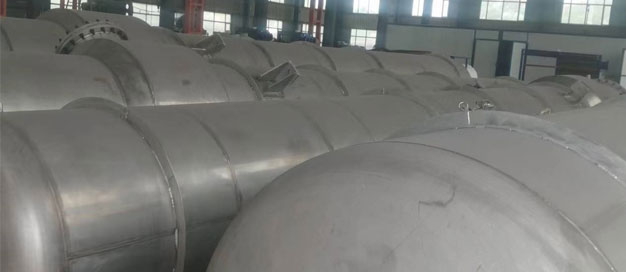 新能源廢水蒸發(fā)結晶系統(tǒng)項目主體設備生產中