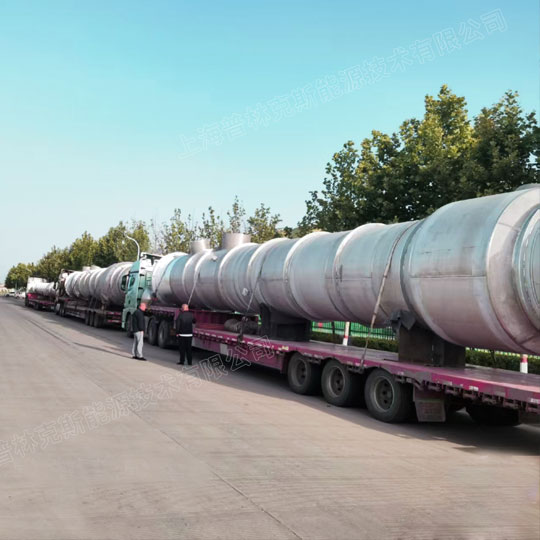 35t/h 海藻糖蒸發(fā)系統(tǒng)主體役備完成生產(chǎn)開(kāi)始發(fā)貨